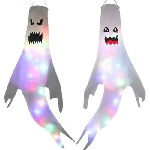 Outdoor Ghost LED Lights Halloween Hanging Decoration for Party