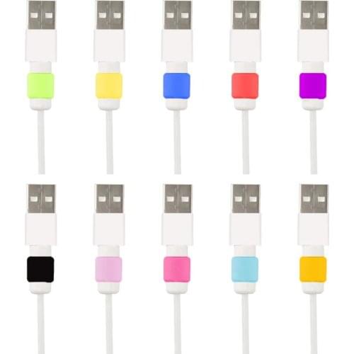 Cable Protector Winder For USB Charging Data Cable Wire Protection Cover Protect Case 8 Colors Cord Protector Cable Organizer