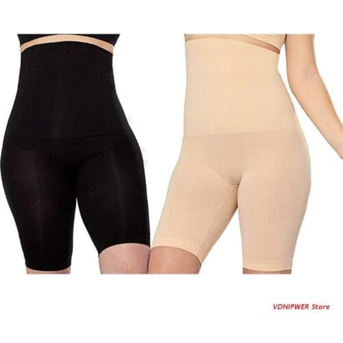 Women High Waisted Tummy Control Shapewear Slip Shorts Under Dress Thigh Slimmer Body Shaper Underwear Butt Lift Panties