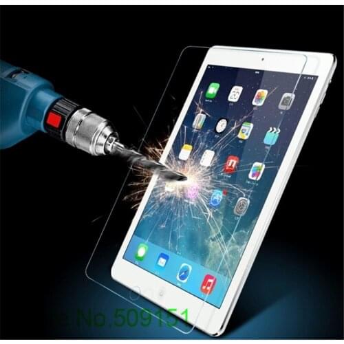 100 Pcs/lot Premium Tempered Glass Film For iPad 5 6 Air 1 Air 2 9.7 inch Glass Screen Protector For iPad 9.7 2016 2017