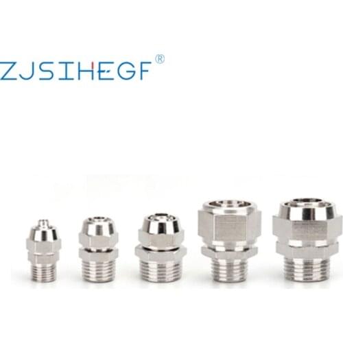 4/6/8/10/12/14/16mm PC Pneumatic Fittings Quick Connector Thread 1/8 3/8 1/2" 1/4"BSP For hose Tube Connectors