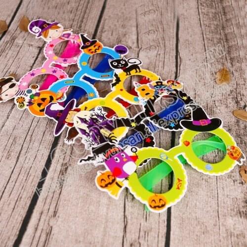 50piece/lot free shipping Halloween cartoon glasses Childrens ball props Adorable dress Small gifts decorations