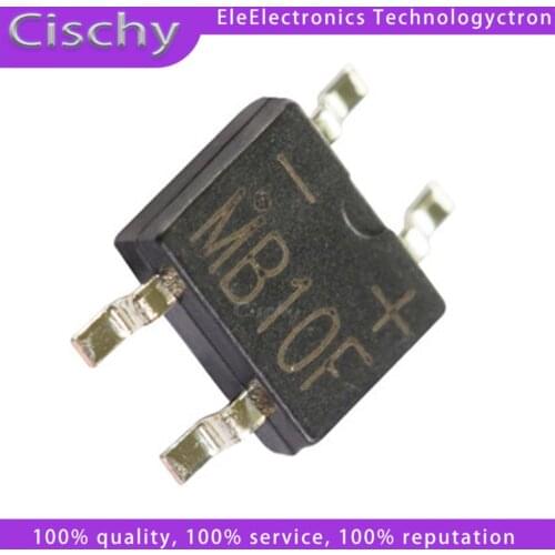 50pcs/lot MB6S MB10S MB6F MB10F SOP-4 Bridge Rectifier