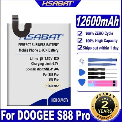 HSABAT S88 Pro 12000mAh Battery for DOOGEE S88 Pro Batteries