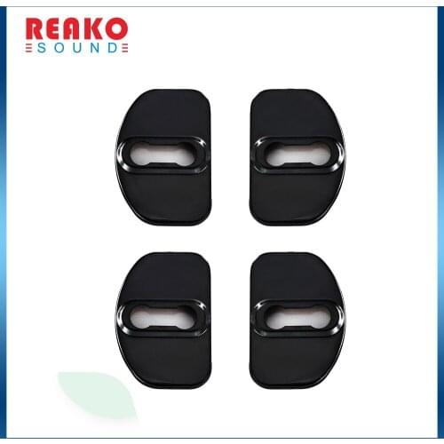 REAKOSOUND Car Sticker Accessories For Renault Scenic Laguna Captur Megane 2 3 Fluence Latitude Auto Door Lock Cover Case