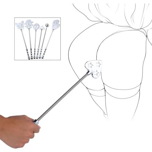 Flirt BDSM Bondage Whip Metal Adult Games Spanking Paddle Slave Bitch Slut Flog Hand Whipping Beat Erotic Sex Toys For Couples