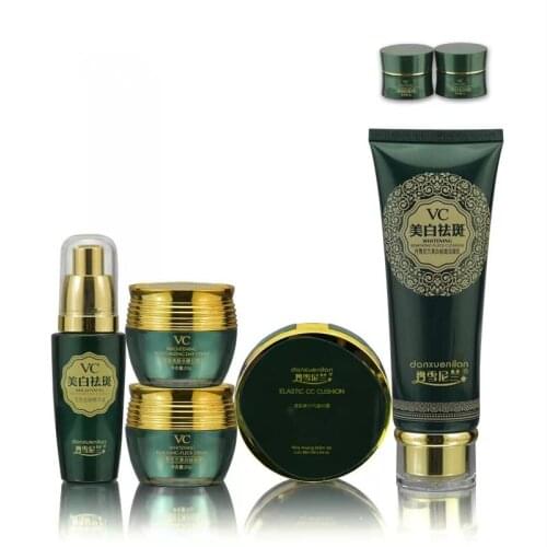 Free shipping danxuenilan VC spot removing blemish whitening cream freckle free speckle 5pcs/ set