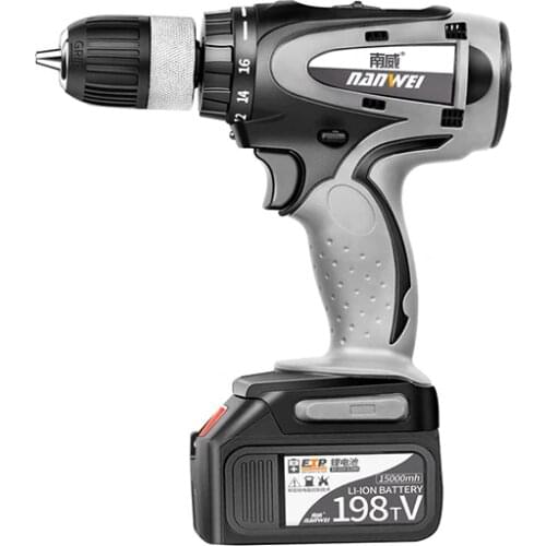 21V Max Electric Screwdriver Cordless Drill Mini Wireless Power Driver DC Lithium-Ion Battery 2-Speed