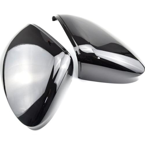Gloss Black Rearview Mirror Covers Caps Shell For Volkswagen VW Golf 8 VIII 2021 Car Side Mirror Covers Caps Case ABS
