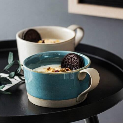 Stoneware Breakfast Cup Microwave Japanese-style Household Ceramic Coffee Cup Milk Cup