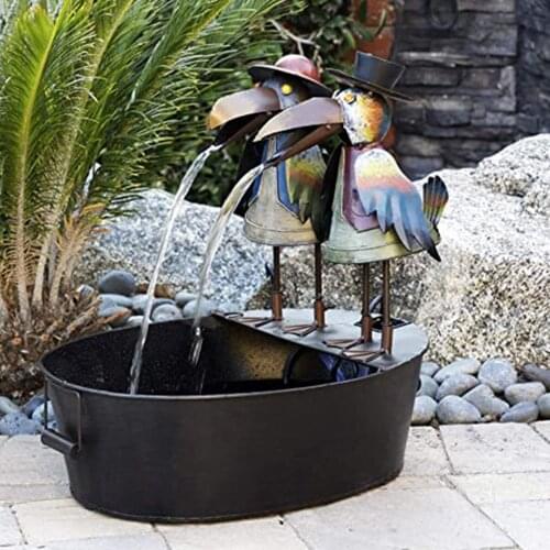 Creative Animal Mouth Water Fountains Indoor Outdoor Waterfall Fountain Tabletop Water Fountain Feng Shui Home Decoration