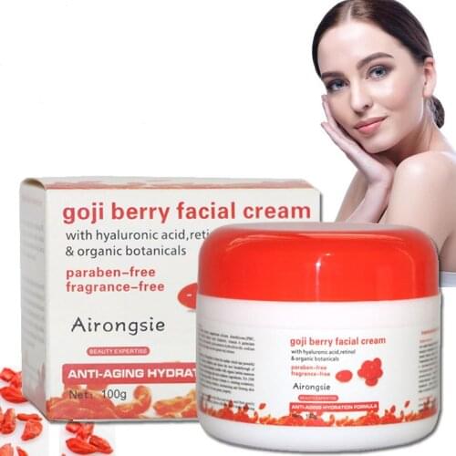 Wolfberry Cream Massage goji Berry Facial Cream Whitening Moisturizing Anti Wrinkle Vitmin A Anti-aging Cream Skin Care Relax