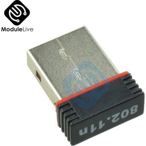 Mini USB Adapter Wireless 150Mbps RTL8188 chipset WiFi 802.11n 150M Network Lan Card for Windows7/Vista/XP Connector