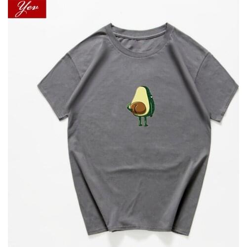 New Avocado Graphic funny T shirts men cotton oversized T-shirts men Avocado frog Tees aesthetic loose streetwear Tops clothing