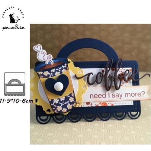 Panalisacraft Handbag Metal Cutting Dies Scrapbooking Card Making Album Embossing Stencil Die Cut Decoration