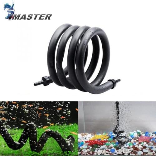 Black Air Stone Bubble Bar Wall Curtain Tube Hose For Aquariums Fish Tanks Pump Hydroponic Oxygen Diffuser Tube