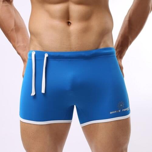 Mens Surf Board Shorts Beachwear Swimming Trunks Men U Convex Pouch Boxer Shorts Bikni Male Panties Underpants