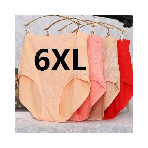 3XL,6XL ,7XL Super large Womens briefs ladys underpants bamboo fiber underwear high quality 5pcs/lots
