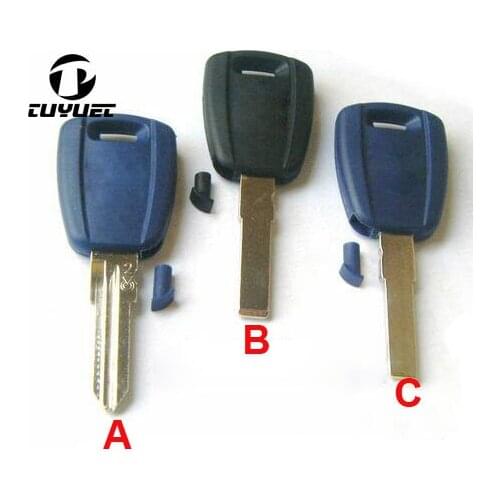 Transponder Key Shell Car Key Blanks for Fiat FOB Key Case Cover 10PCS/Lot