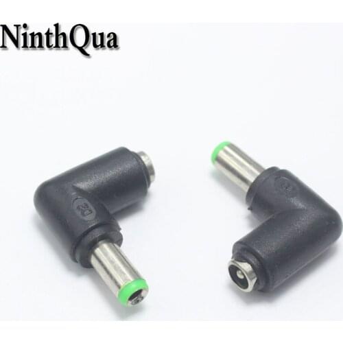 1pcs 5.5*2.1 Female to 6.0*3.0 Male DC Power Adapter Plug Right Angle Connector dc jack tip Notebook Laptop for Toshiba Laptop