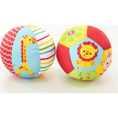 2020 Baby Toys Animal Ball Soft Stuffed Toy Balls Baby Rattles Infant Babies Body Building Ball For 0-12 Months K0157