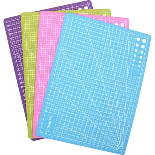 4Pcs A4 Rubber Stamp Engraving Pad, Hand Account Cutting Pad Model Back Board DIY Desktop Protection Cutting Pad
