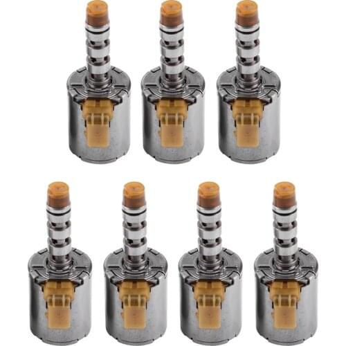 7 pcs 5R110W Car Automatic Transmission Solenoid Valve for Ford Aluminum + ABS Transmission Solenoid