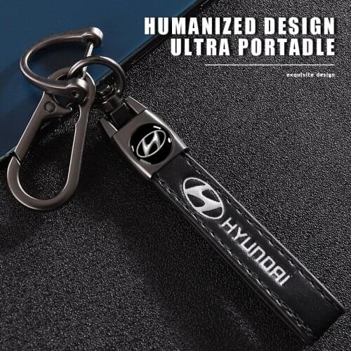 Car Styling Keychain Key Ring Pendant Accessories With Auto LOGO For Hyundai I30 I20 IX35 I40 Tucson Getz Sonata Veloster Creta