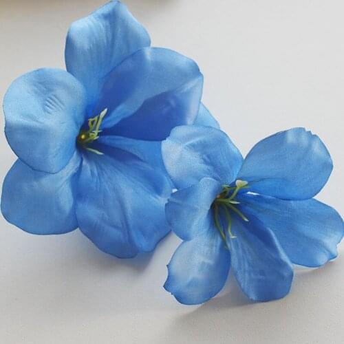 Minfei 50pcs artificial gladiolus flower head wedding party festival christmas guide decoration DIY flower wall accessories