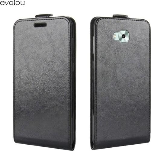 For Zenfone 4 Selfie Pro ZD552KL 5.5''Flip Leather Case Cover for Asus Zenfone 4 Selfie ZD553KL Vertical Open Down Up Cases Capa