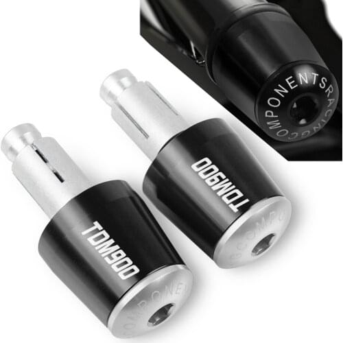 Logo TDM For YAMAHA TDM 900 TDM900 2004-2015 2005 2006 2007 2008 2009 7/8" 22mm Motorcycle CNC Aluminum Handlebar Grips Ends