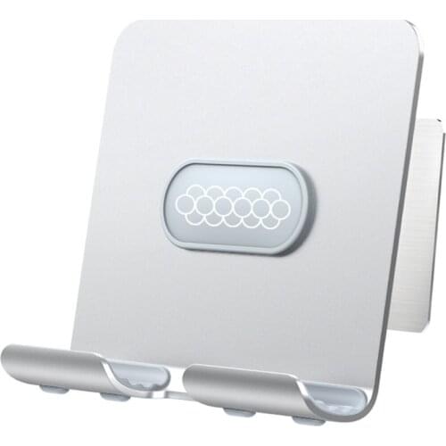 Hole Free Metal Phone Holder Wall Mount iPad Holder Universal Wall Phone Bracket Multi Angle Adjustable Wall iPad Stand