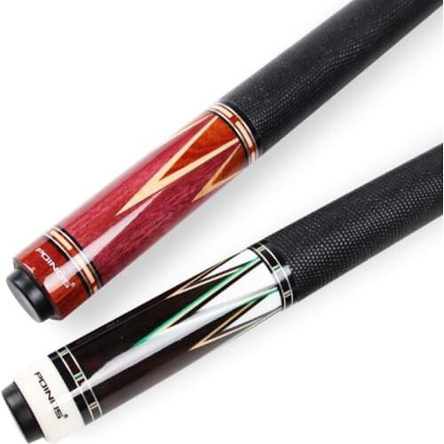 NEW Poinos CH 8 Pieces Wood Technology Shaft Pool Cue Sticks 13MM 11.5MM Tip Size Leather Handle