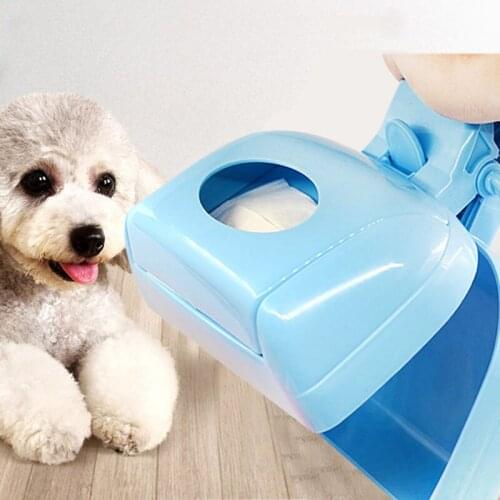 Dog toilet gripper Plastic toilet picker Poop picker Pet clip toilet poop shoveling tool