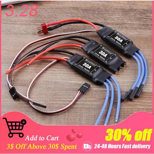 Xxd 30a Esc Brushless Motor Speed Controller For Rc Airplane Helicopter Mini Quadcopter Drone Accessories Parts