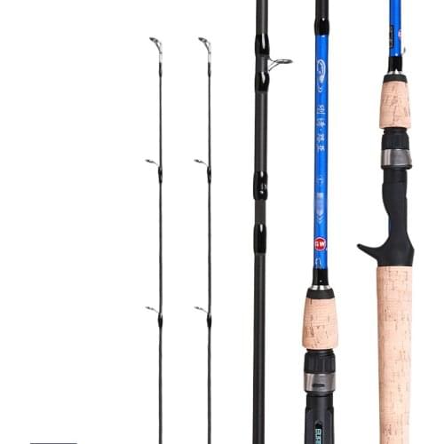 2.1M 2.4M Spinning Fishing Rod M/MH Power Telescopic Rock Fishing Olta Carp Feeder Canne Casting De Pesca Lure Weight 10-40g