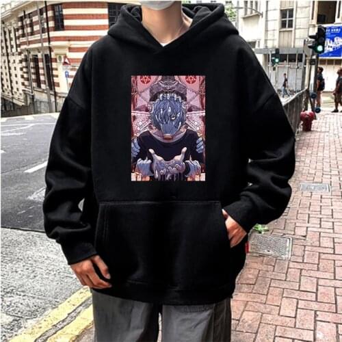 Anime My Hero Academia Shigaraki Tomura Printed Hoodies Sweatshirts Men Terror Cartoon Graphic Streetwear Harajuku Male Hoodies