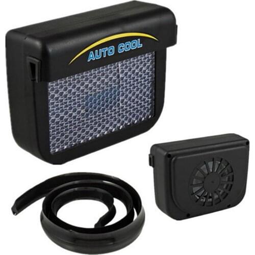 1pcs Solar Sun Power Solar Energy Fan Car Auto Fan Air Vent Cool Cooler Ventilation System Radiator Car Window Cooling Fans