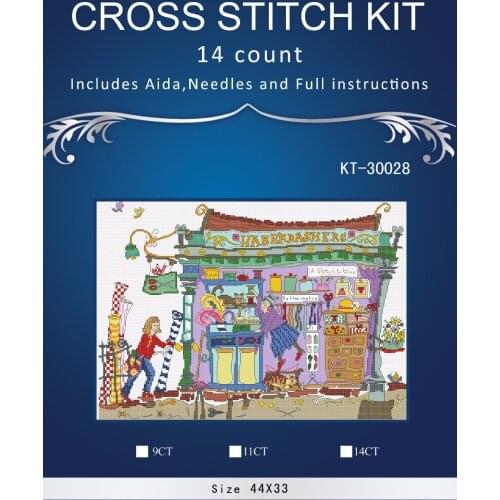 Top Quality lovely counted cross stitch kit north pole house bothy threads cut through house