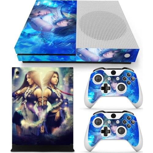 Hot sale design skin sticker for XBOX ONE S with 2pcs Controller Skin Console Stickers Protective