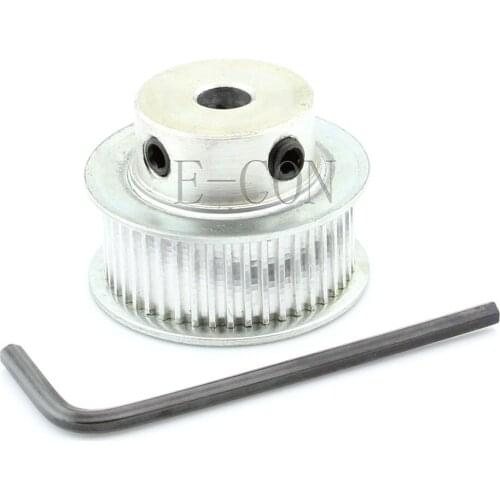1/5/10 pcs MXL Aluminum Timing Belt Pulley 45 Tooth 0.08" Pitch for Stepper Motor