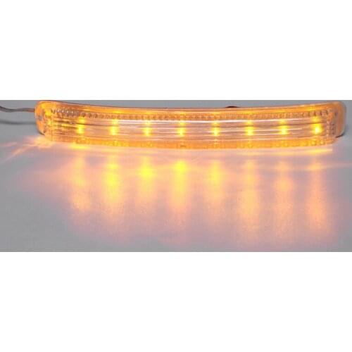 1 Pair 12V Car Auto 9 Amber LED Side Door Mirror Soft Turn Signal Light Universal