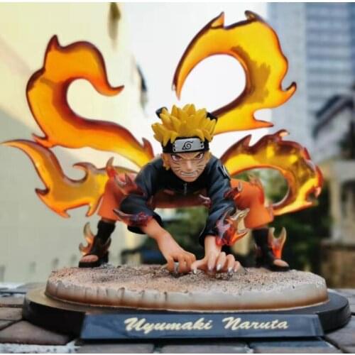 20cm Kurama Uzumaki kyuubi Action figure toys doll Christmas gift