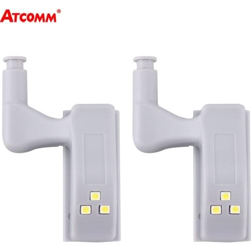 2835 LED Hinge Light Night Light Universal Furniture For Cabin Cupboard Closet Wardrobe Sensor Automatic LED Door Hinge Lamp