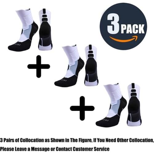 3 pairs Fitness Compression Socks Women Men Cycling Basketball Running Sports Socks Anti Sweat Sportswear Gym Hiking Trekking