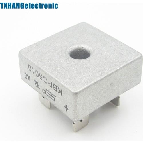 50A 1000V Metal Case Single Phases Diode Bridge Rectifier KBPC5010 diy electronics