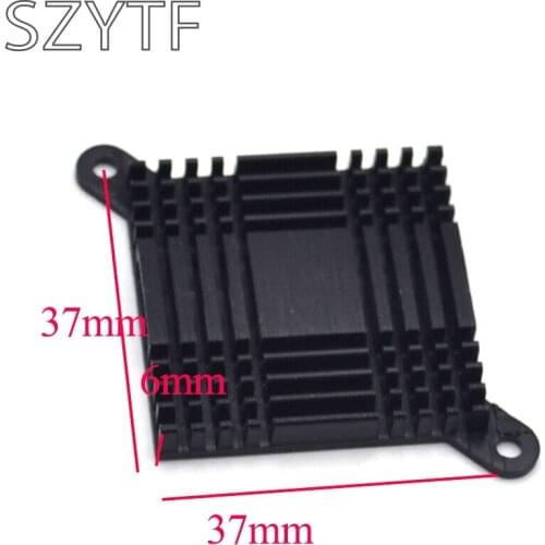 Radiator heat aluminum 37*37*6MM diagonal with plastic nails