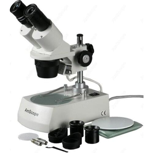 Student Binocular Stereo MicroscopeStudent--AmScope Supplies Forward Binocular Stereo Microscope 10X-15X-30X-45X