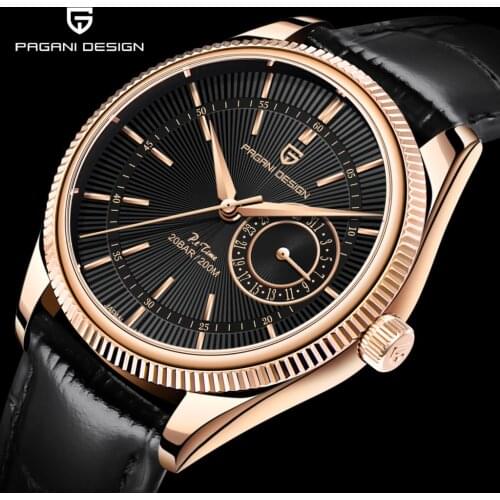 2021 New Top PAGANI DESIGN Classic Retro Mens Automatic Quartz Watches Sapphire Japan VH65 Clock 200 Meters Diving Reloj Hombre