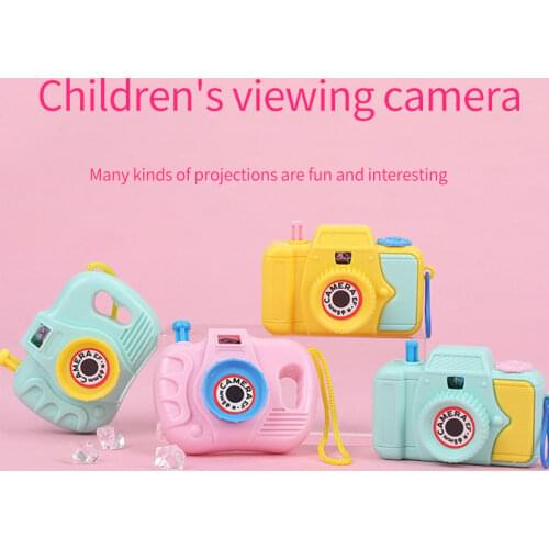 Children Cartoon Simulation Mini Creative Projection Camera Educational Toy Camera Toys Kids Birthday Gift Girls Play House Toy
